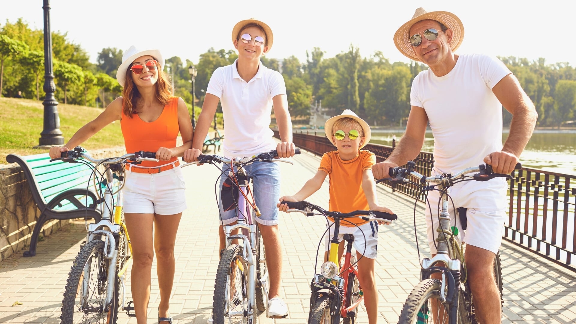 Biking in Orlando with Family on Vacation