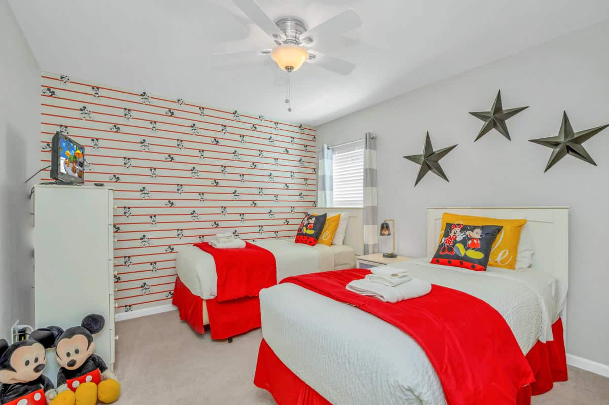 Disney Themed Bedroom in Orlando Vacation Rental