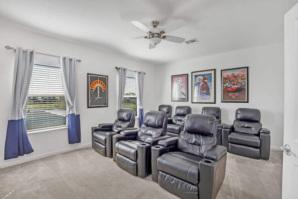 Private Movie Theater Room in Orlando Vacation Home