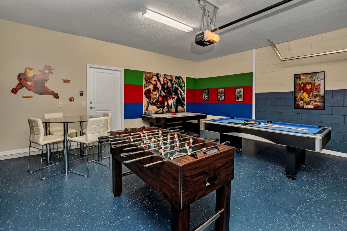 Orlando Vacation Home with Hero Themed Game Room