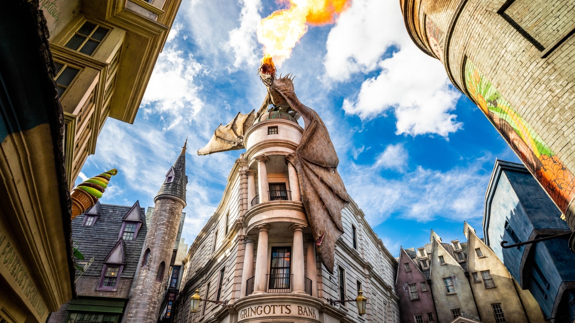 Diagon Alley Fire Dragon - Universal Studios Orlando
