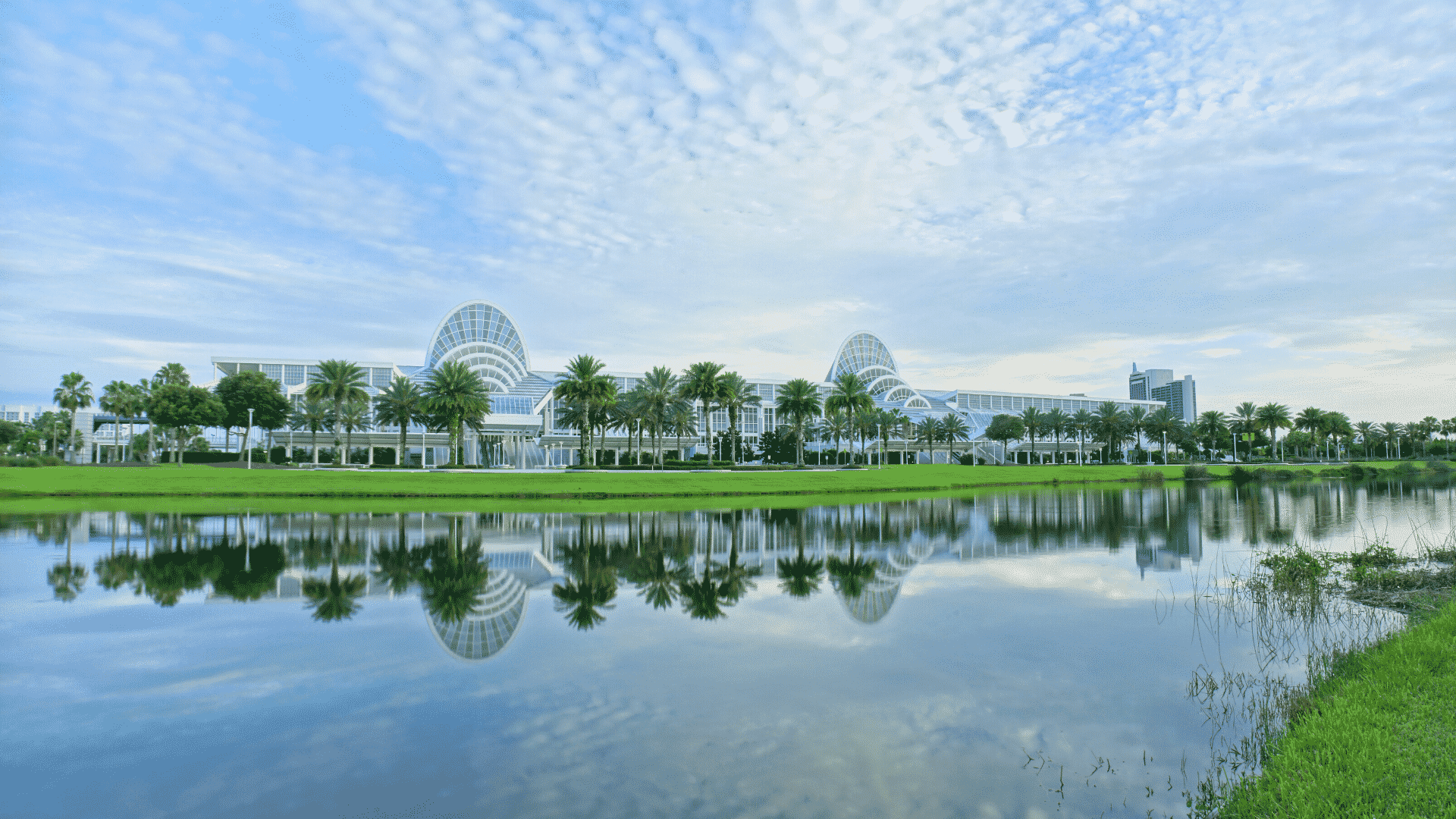 Lake on International Drive Orlando Florida Convention Center