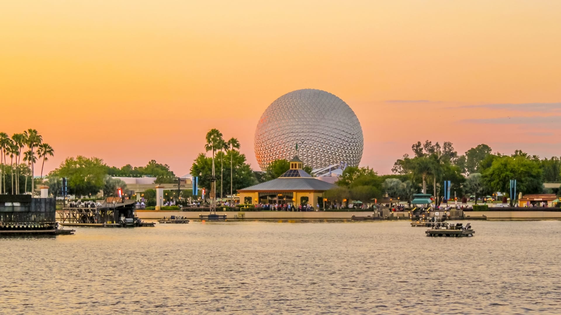 Disney World - Epcot at Sunset in Orlando