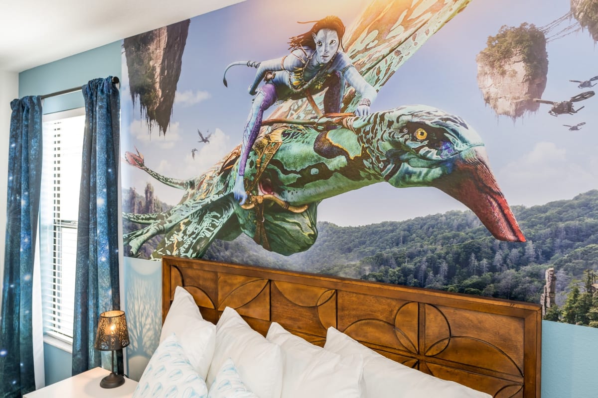 Vacation Rental Decorating - Themed Bedroom in Orlando
