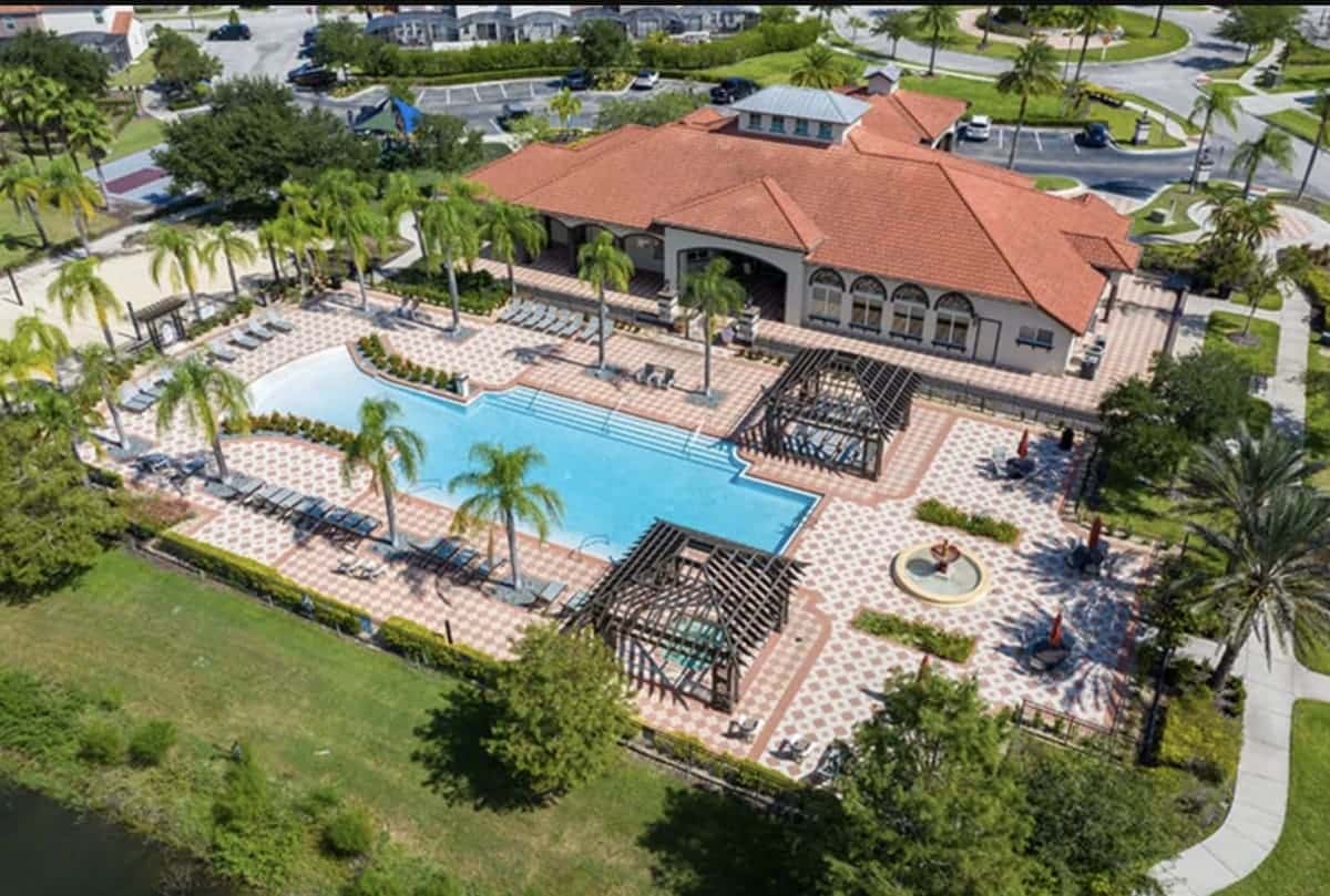 Aerial view of Bella Vida Resort in Florida