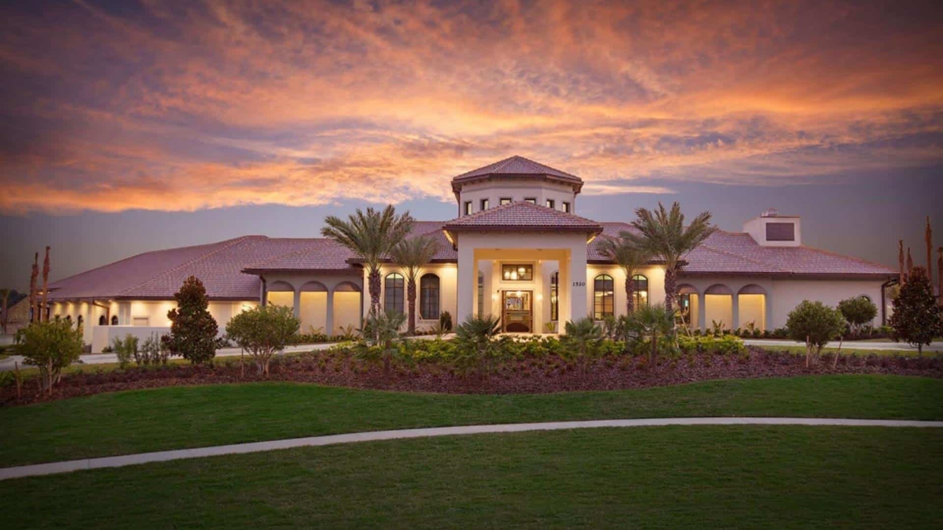 ChampionsGate Clubhouse at Sunset