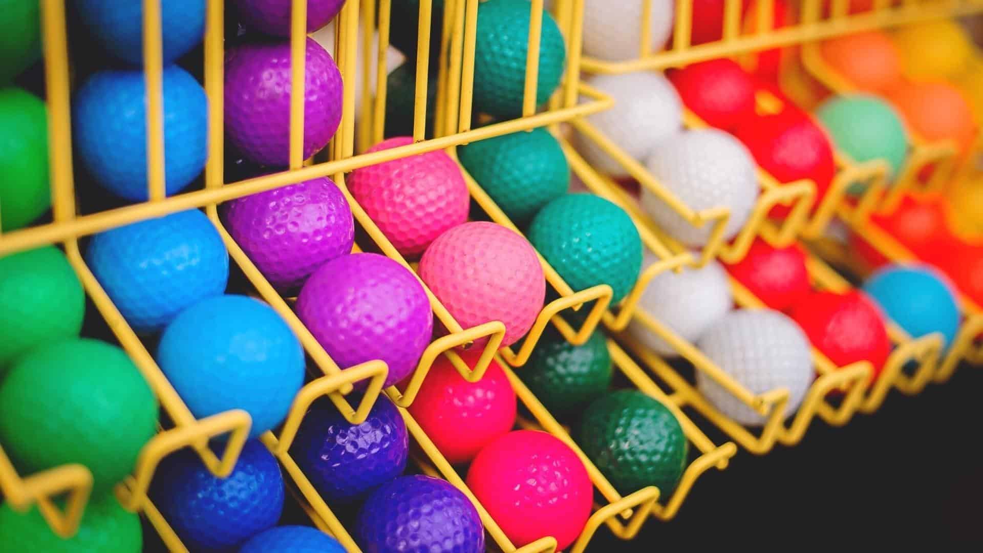 Colorful Miniature Golf Balls for the Family