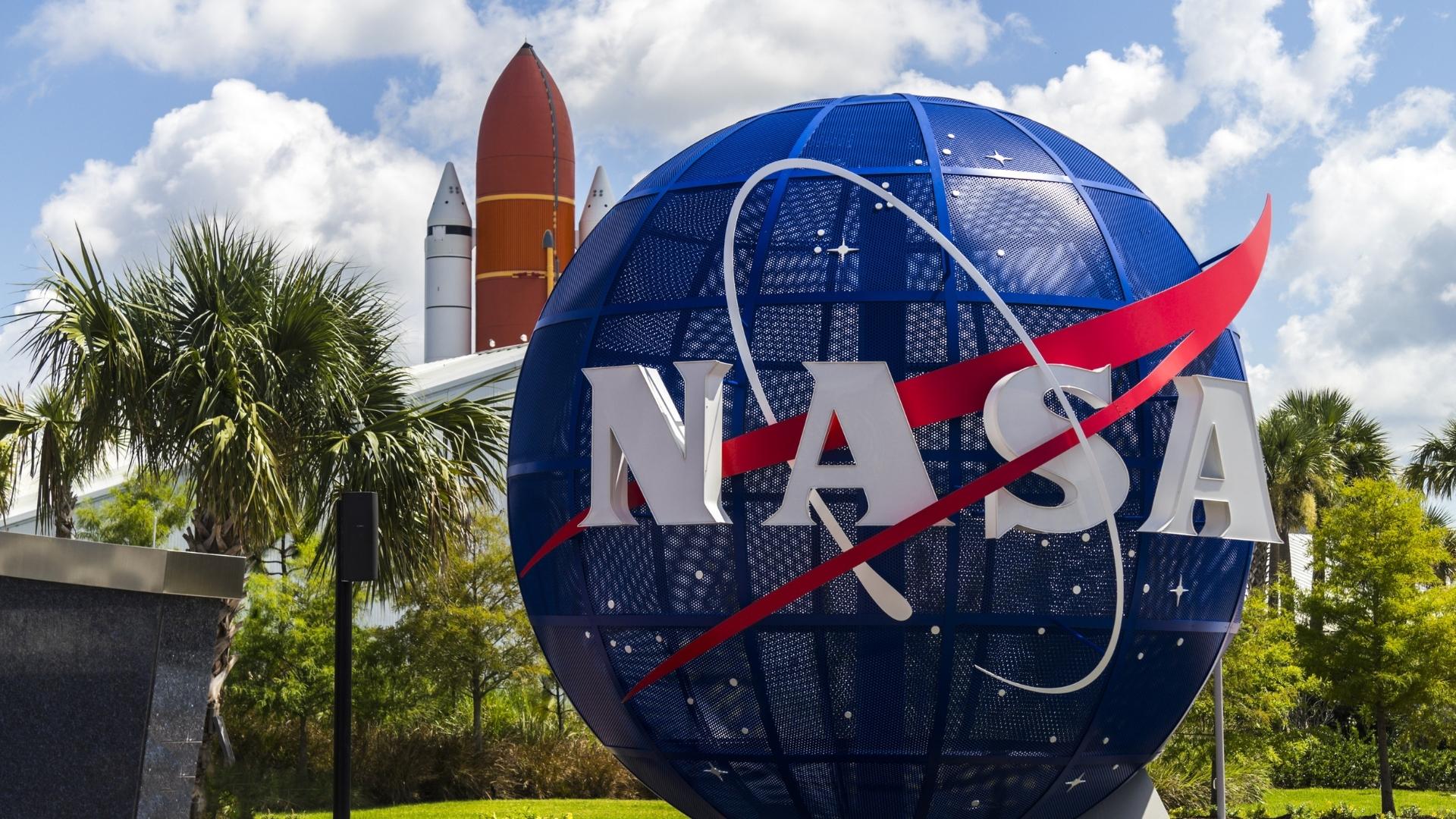 Nasa Globe and Space Shuttle