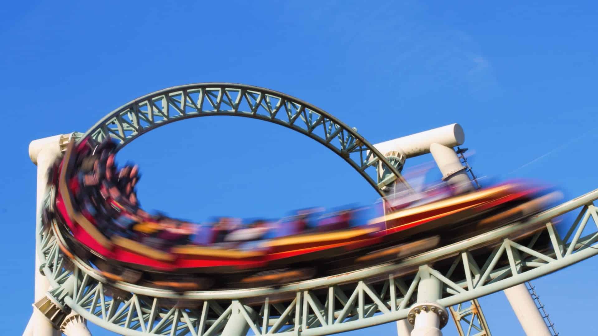 Rollercoaster at Speed in Florida