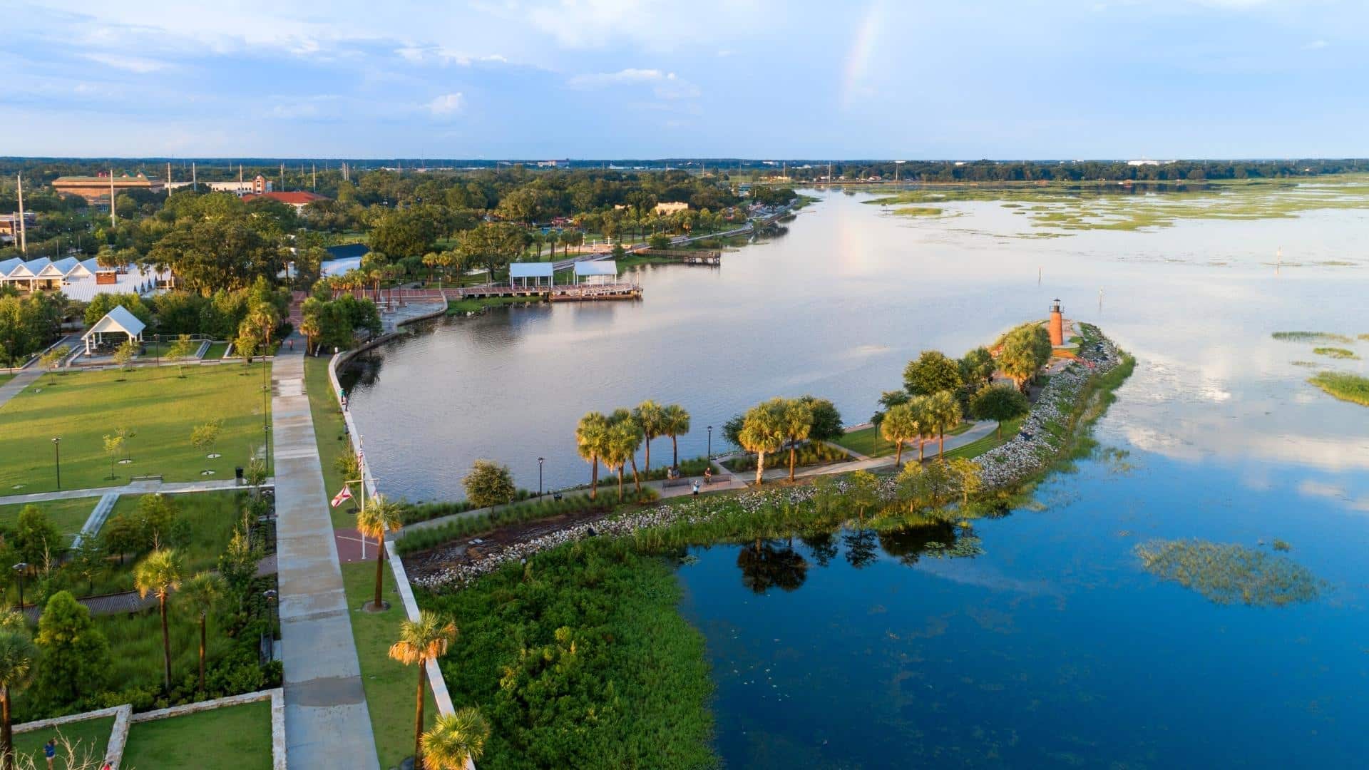 Lake Front Park in Kissimmee Near Orlando