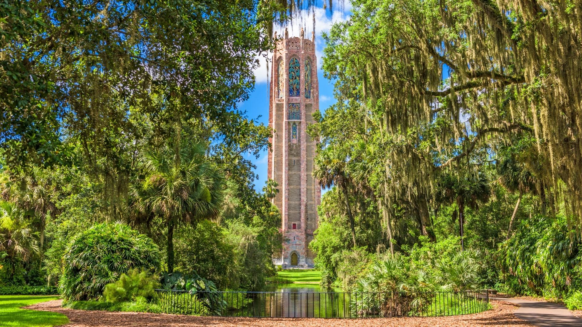 The Singing Tower at Bok Tower Gardens near Orlando Florida
