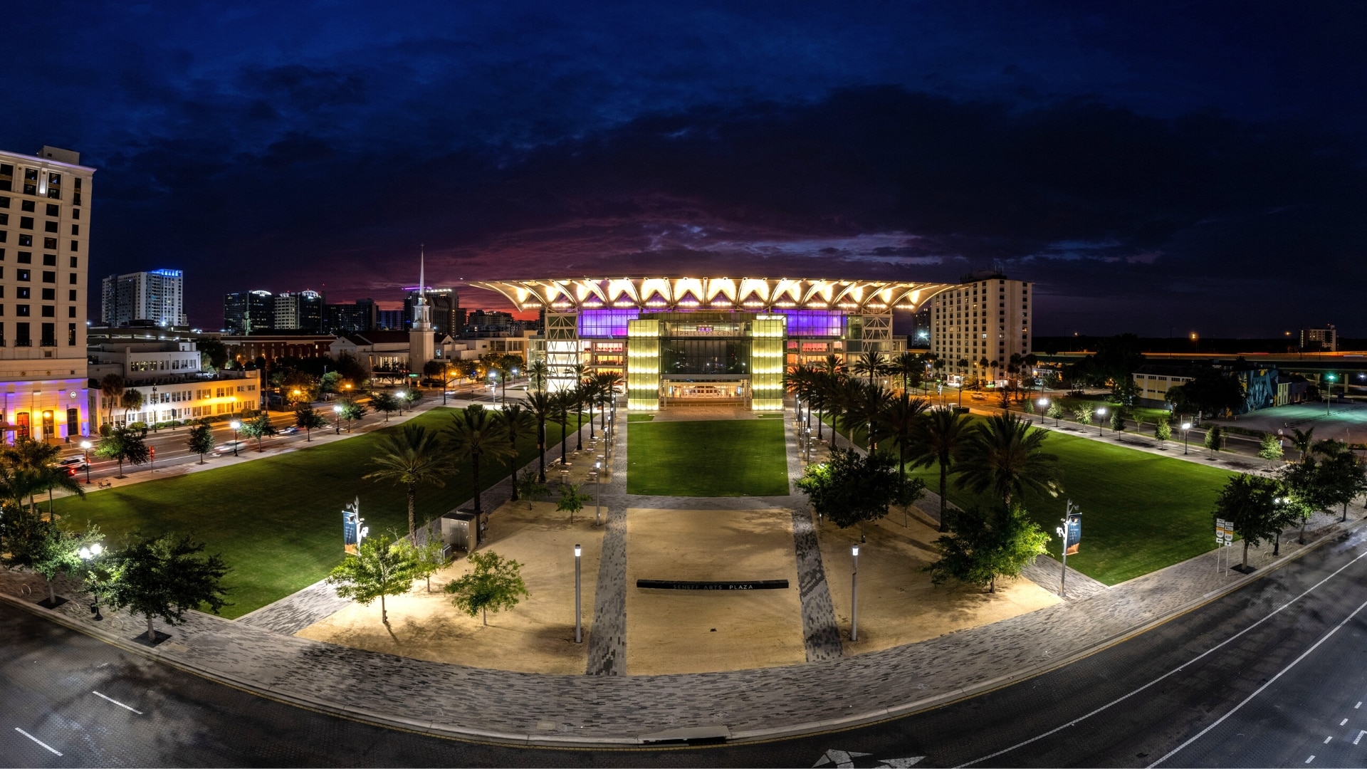 Dr Phillips Center for the Performing Arts at Nighttime