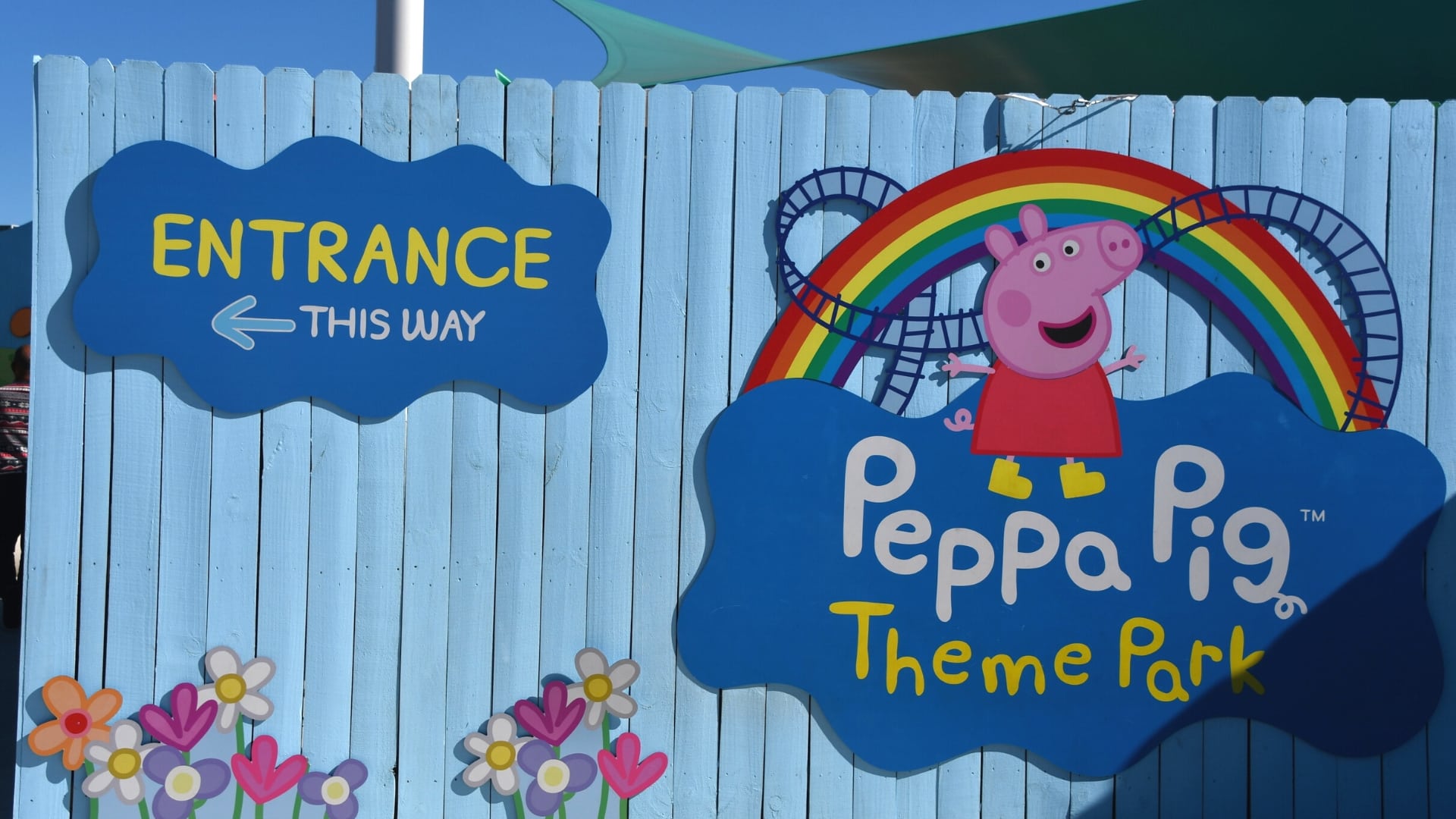 Entrance to Peppa Pig Park in Florida