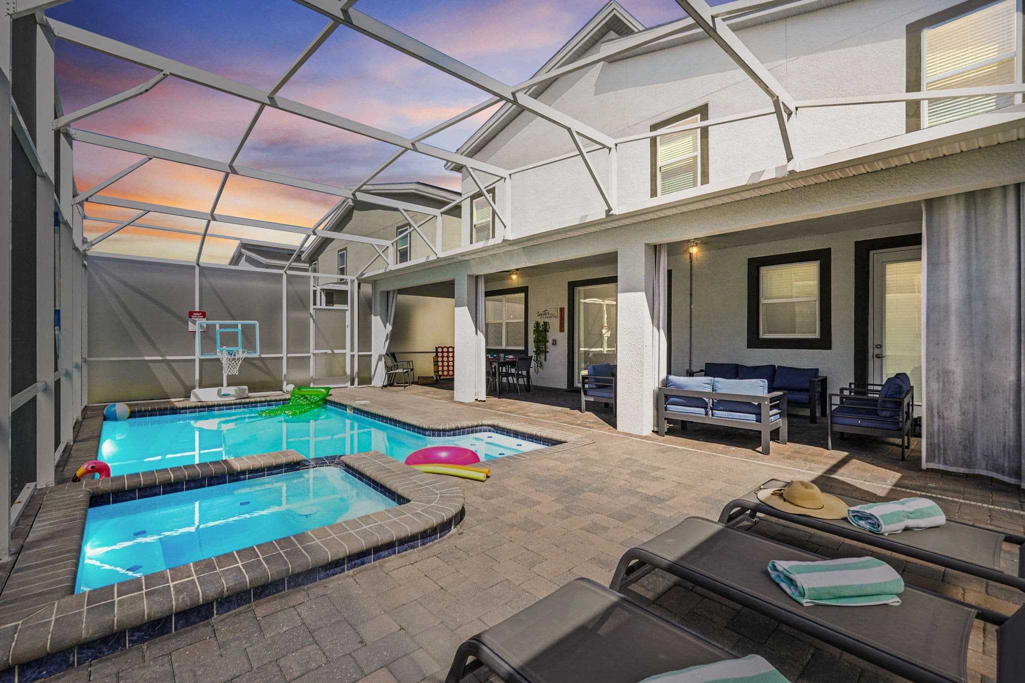 Disney Themed Vacation Rental in Orlando - Pool Area