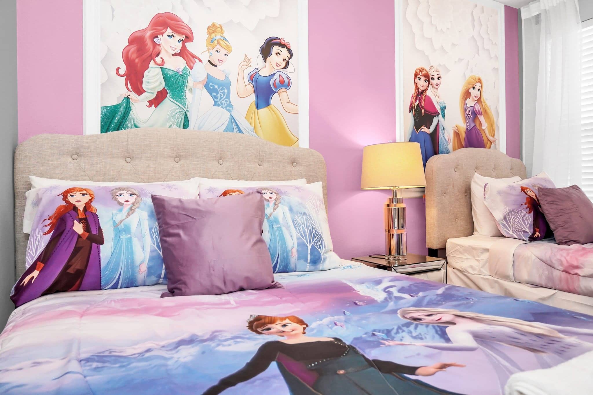 Epic Themed Orlando Vacation Rental - Princess Themed Bedroom Epic Themed Orlando Vacation Rental - Princess Themed Bedroom