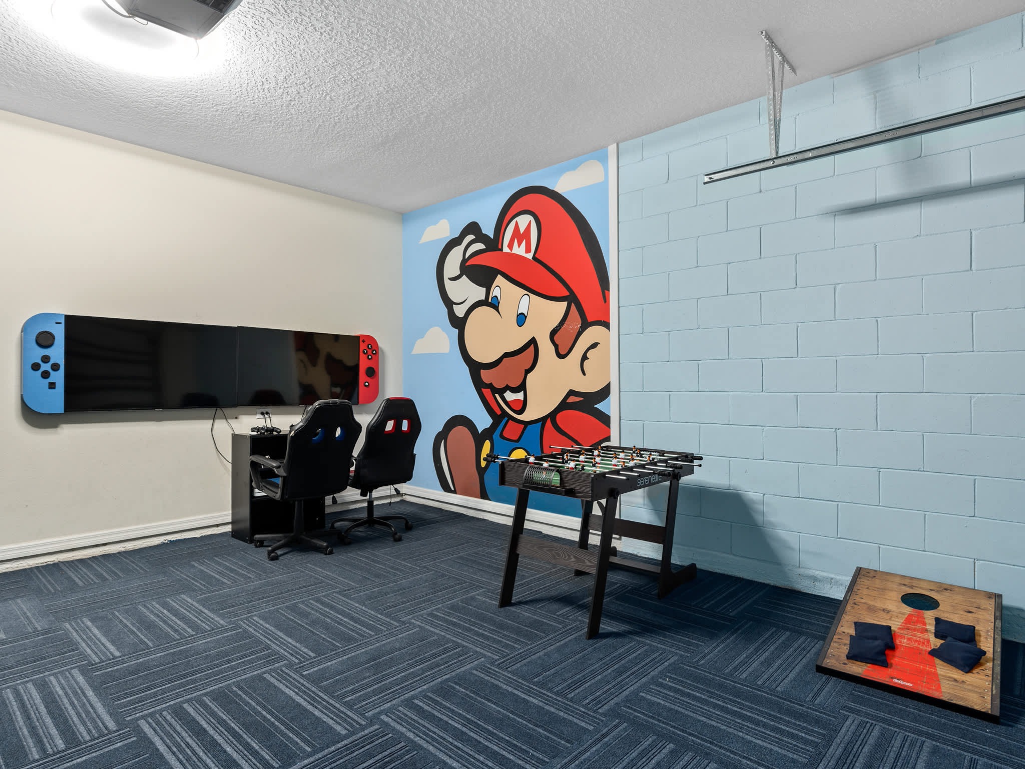 Family Fun Rental in Orlando - Mario Game Room Family Fun Rental in Orlando - Mario Game Room